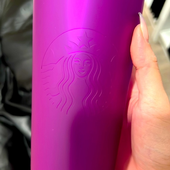 New Starbucks Soft touch Matte Purple Tumbler Venti 24oz - Picture 1 of 4